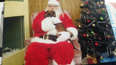 Rusty and Santa